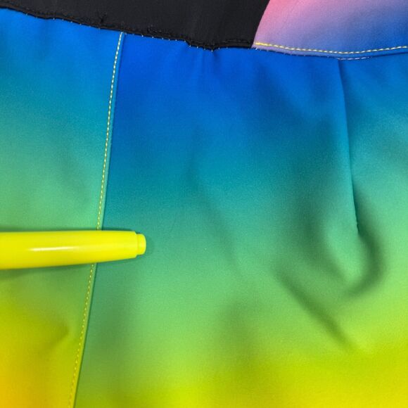 Perfect Moment Pants Womens XS Aurora High Waist Flare Ombre Rainbow Ski Snow - Picture 8 of 14